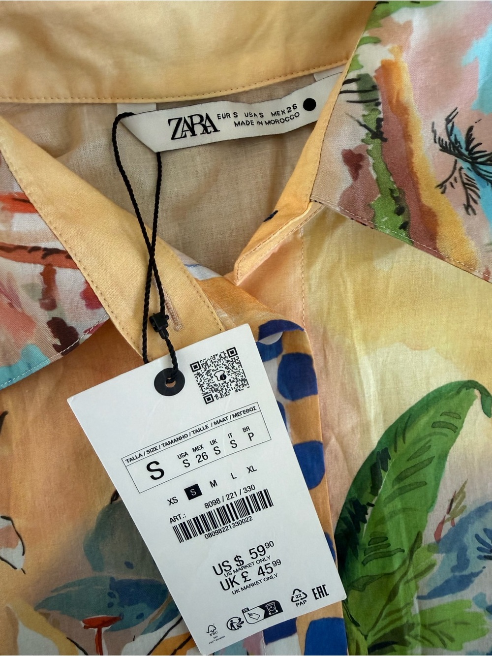 Zara set small oversized top med bottoms - Picture 4 of 4